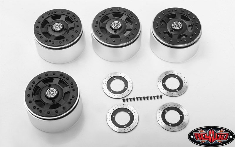 RC4WD 2.2" TNK Beadlock Wheels With Brake Discs (4)