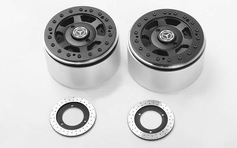 RC4WD 2.2" TNK Beadlock Wheels With Brake Discs (2)