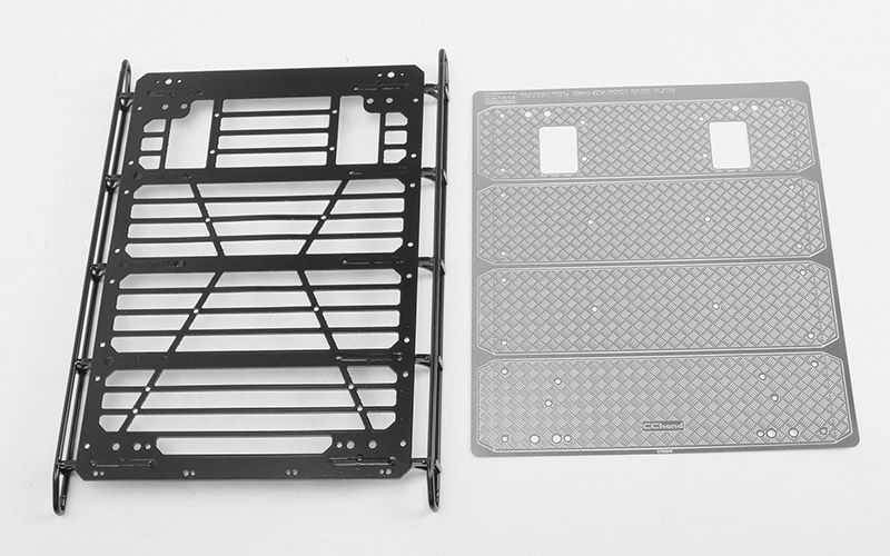 RC4WD Command Roof Rack w/ Diamond Plate for Traxxas TRX-4 Merc