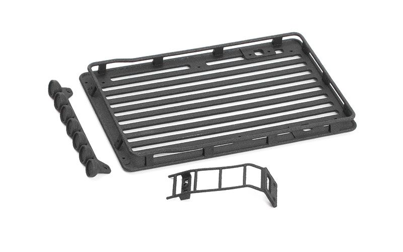 RC4WD Micro Series Roof Rack w/ Light Set and Ladder Axial SCX2