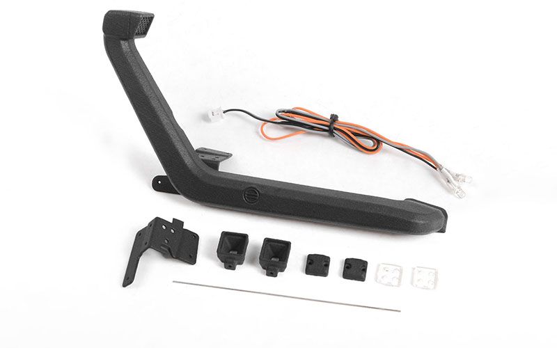 RC4WD Snorkel w/Flood Lights/LED Kit/Antenna Jeep JLU Wrangler