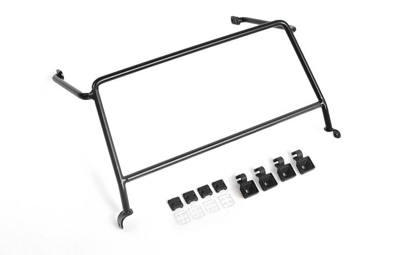 RC4WD Front Window Roll Cage w/ Flood Lights for RC4WD Gelande II 2015 Land Rover Defender D90 (Heritage Edition)