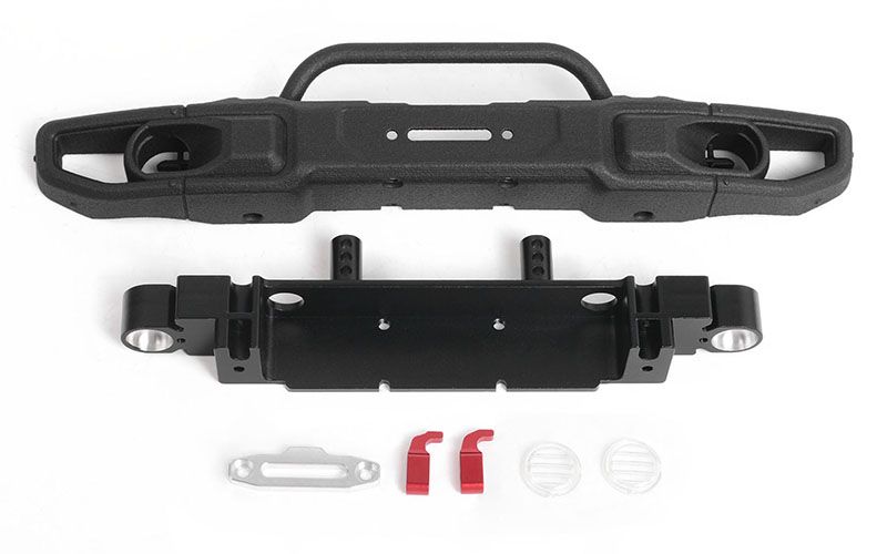 RC4WD OEM Wide Front Winch Bumper for Axial 1/10 SCX10 III Jeep JLU Wrangler (B)