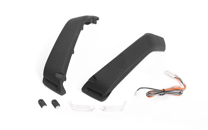 RC4WD Fender Flare Set W/Lights/LED Lighting System - Jeep JLU - Click Image to Close