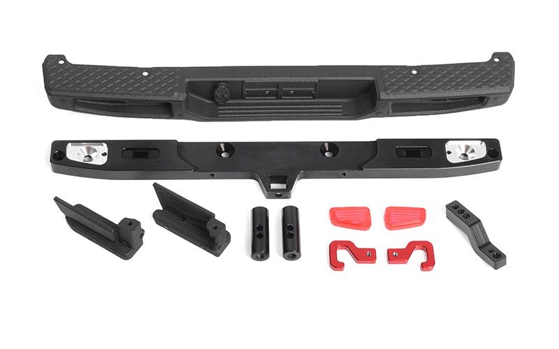 RC4WD OEM Rear Bumper w/ Tow Hook for Axial 1/10 SCX10 III Jeep JT Gladiator