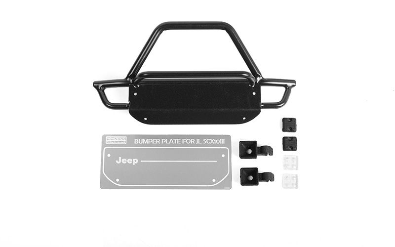 RC4WD KS Steel Front Bumper w/ Lights for Jeep JLU Wrangler
