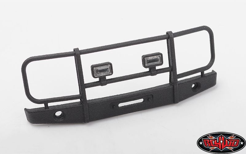 RC4WD Micro Series Tube Front Bumper w/ flood lights for Axial SCX24 1/24 1967 Chevrolet C10