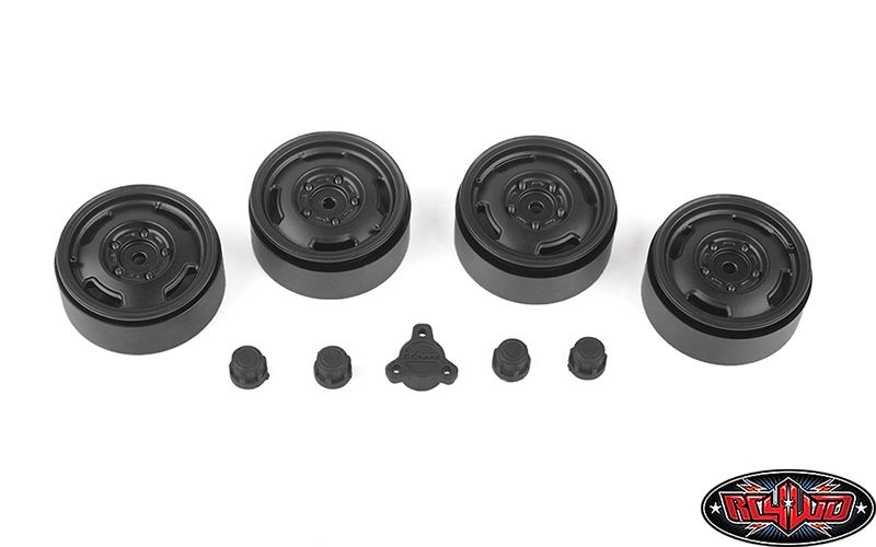 RC4WD 1.55" Apio Beadlock Wheels (Black) (4) - Click Image to Close