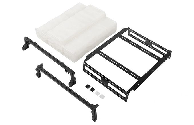 RC4WD Overland Bed Rack W/ Rooftop Tent for Axial 1/10 SCX10 III Jeep JT Gladiator