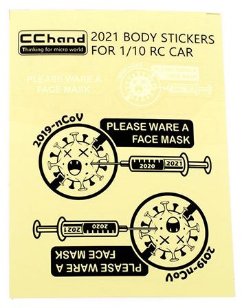 RC4WD COVID Decal Sheet for MST 4WD Off-Road Car Kit W/ J4 Jimny Body