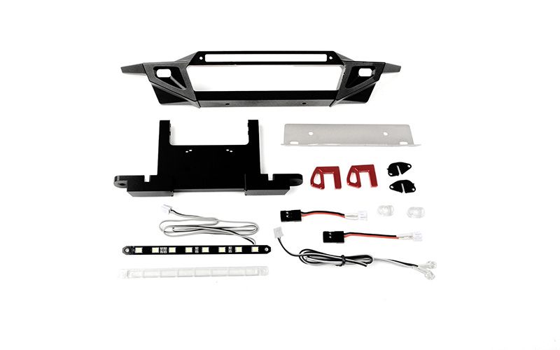 RC4WD Rook Metal Front Bumper with LED for Traxxas TRX-4 2021 Bronco