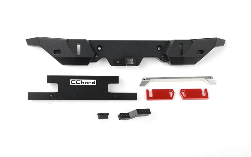 RC4WD Rook Metal Rear Bumper with Hitch Bar for Traxxas TRX-4 2021 Bronco