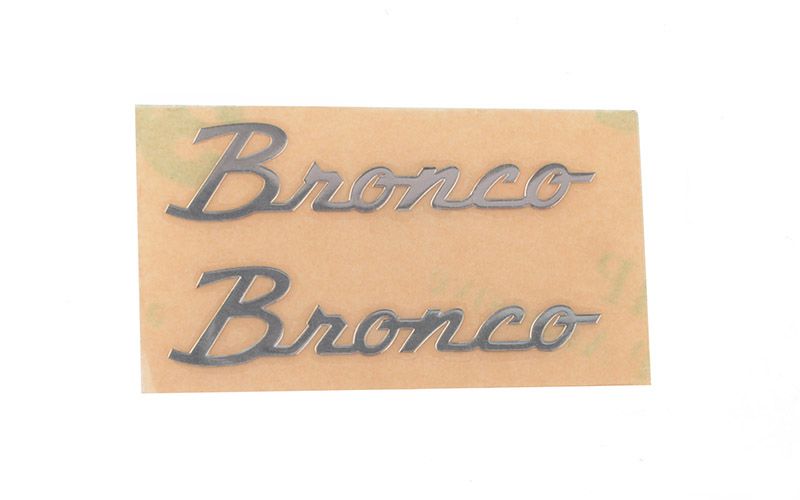 RC4WD Side Metal Emblem for Early Ford Bronco (Silver)