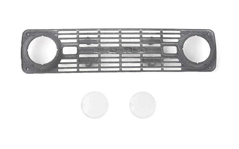RC4WD Front Grille and Lenses for Early Ford Bronco (Gray)