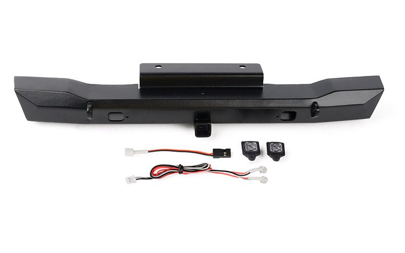 RC4WD Eon Metal Rear Hitch Bumper w/LED for Axial SCX6 - Click Image to Close