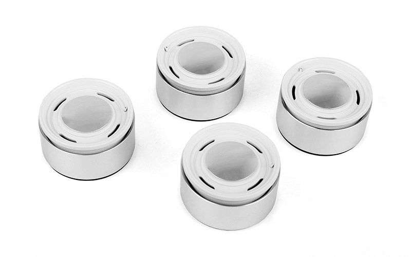 RC4WD 1.9" Analog Aluminum CAP Wheels (White) (4) - Click Image to Close