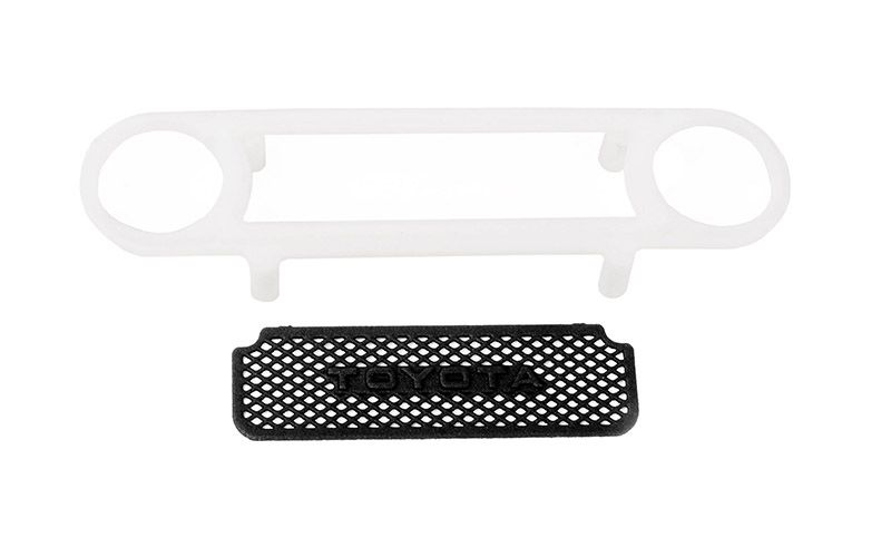 RC4WD FJ40 White Grille For Vanquish VS4-10 Phoenix (Style A) - Click Image to Close