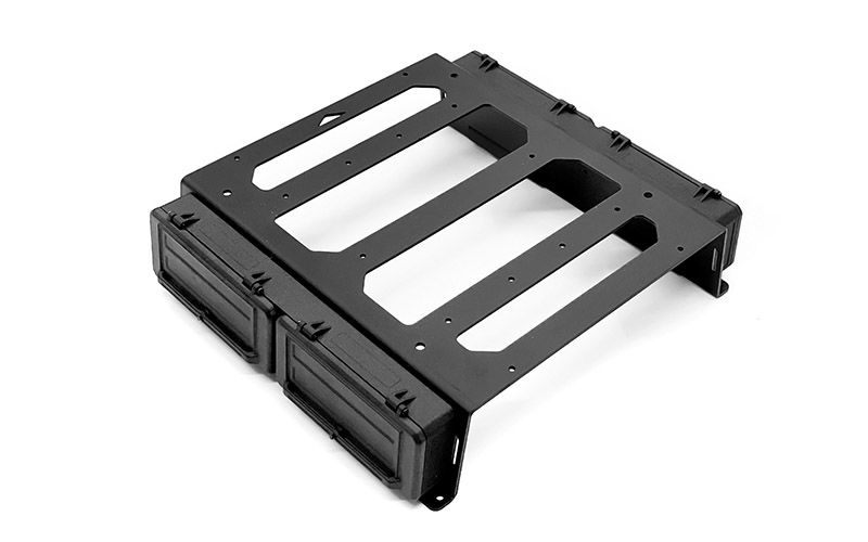 RC4WD Rear Bed Rack W/ Tool Box for Vanquish VS4-10 Phoenix - Click Image to Close