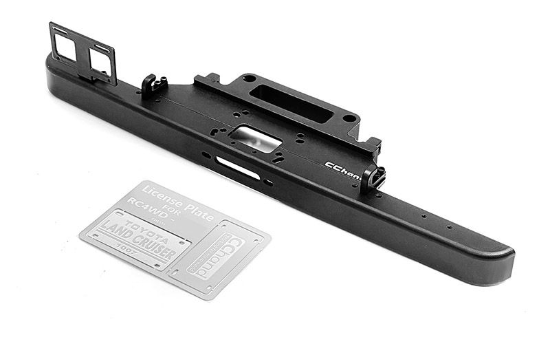 RC4WD Classic Front Bumper W/ License Plate Trail Finder 2 (Blk)