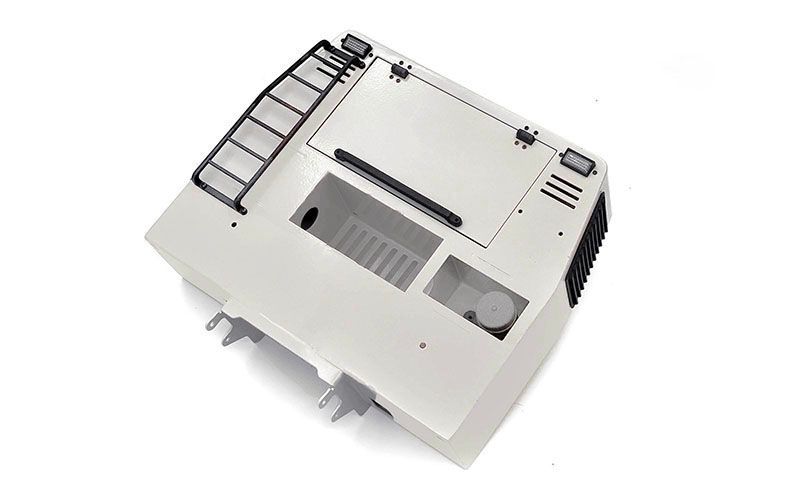 RC4WD Headache Rack Cabinet with Battery Box for TRX-6 Ultimate RC Hauler (White)