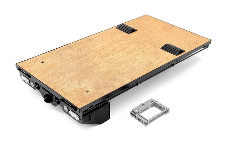 RC4WD Wood Rear Bed with Tool Boxes for TRX-6