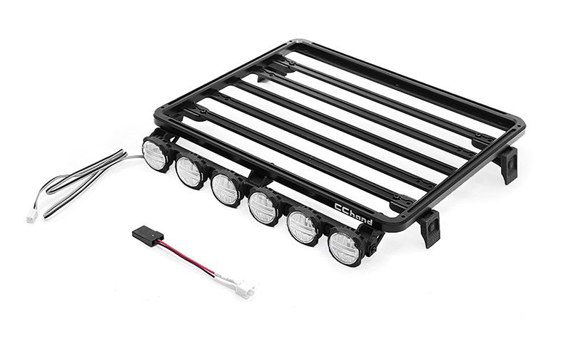 RC4WD Spartan Roof Rack and Lights w/ LED for Enduro Bushido (Clear)