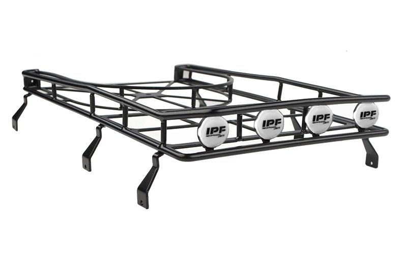 RC4WD Roof Rack w/Tire Mount and IPF Lights for Gelande II