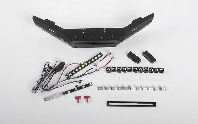 RC4WD Assailant Front Bumper w/ LEDs for Desert Runner w/ Hero Hard Body Set