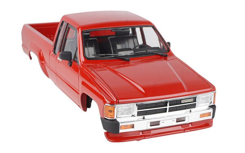 RC4WD 1987 Toyota XtraCab Hard Body Complete Set - Red