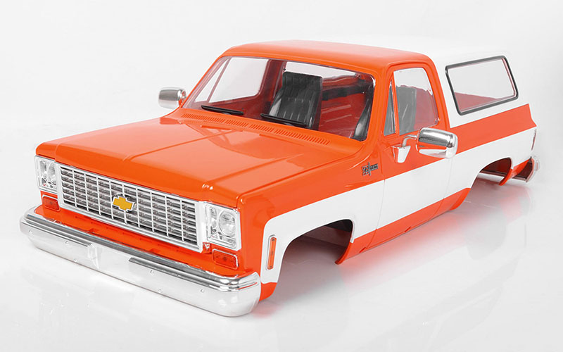 RC4WD Chevrolet Blazer Hard Body Complete Set (Orange) - Click Image to Close