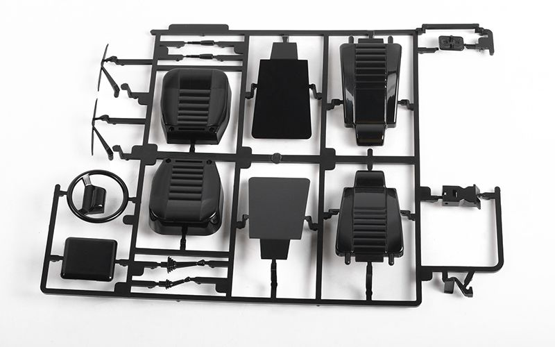 RC4WD 2015 Land Rover Defender D90 Front Seats/Dashboard Details
