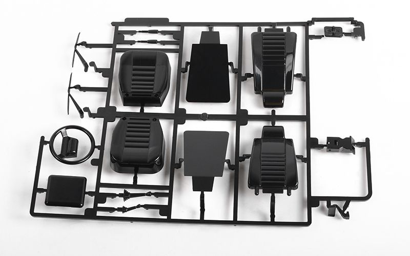 RC4WD 2015 Land Rover Defender D90 Front Seats and Dashboard Details