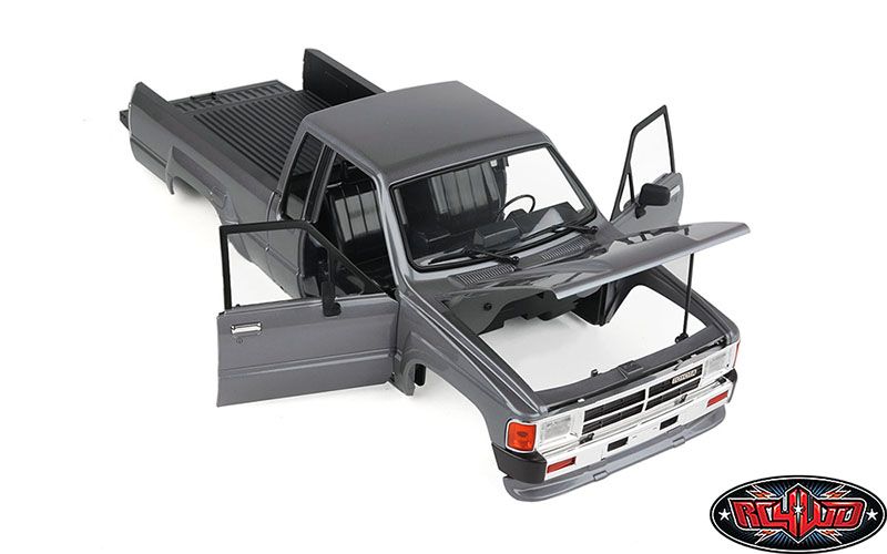 RC4WD 1987 Toyota XtraCab Hard Body Complete Set (Grey) - Click Image to Close