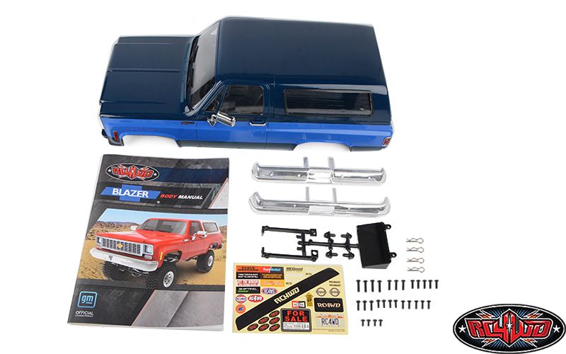 RC4WD Chevrolet Blazer Hard Body Complete Set (Navy/Blue)