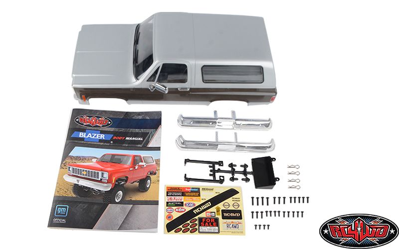 RC4WD Chevrolet Blazer Hard Body Complete Set (Silver/Grey)