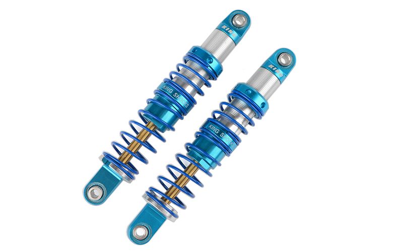 RC4WD King Off-Road Racing Shocks 80mm (Silver/Blue)