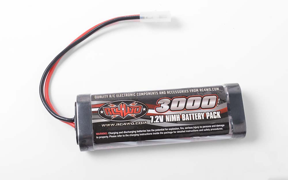 RC4WD 3000mAh 7.2V NIMH Battery Tamiya Plug 132x46.7x23.1mm