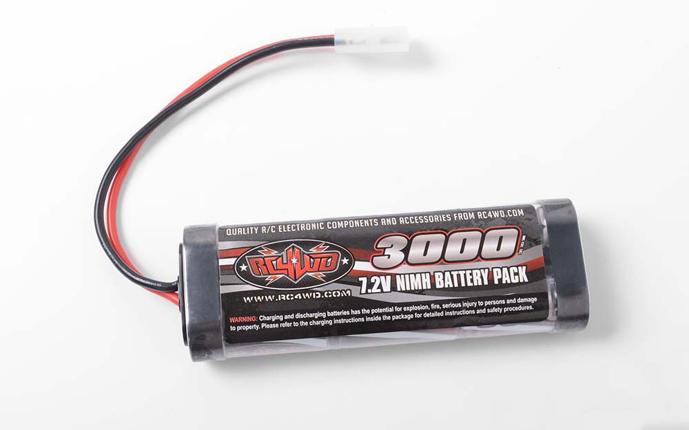 RC4WD 3000mAh 7.2V NIMH Battery Tamiya Plug - Click Image to Close