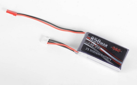 RC4WD 850mAh 2S 7.4V LiPo JST Plug