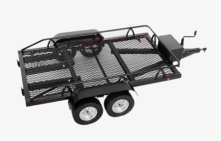 RC4WD BigDog 1/10 Dual Axle Scale Car/Truck Trailer - Click Image to Close