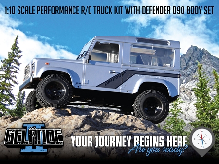RC4WD Gelande II Truck Kit w/Defender D90 Body Set