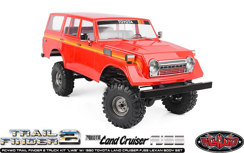 RC4WD Trail Finder 2 Truck Kit "LWB" w/ 1980 Toyota Land Cruiser - Click Image to Close