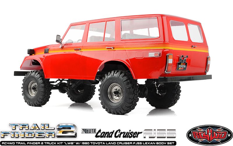 RC4WD Trail Finder 2 Truck Kit "LWB" w/ 1980 Toyota Land Cruiser - Click Image to Close