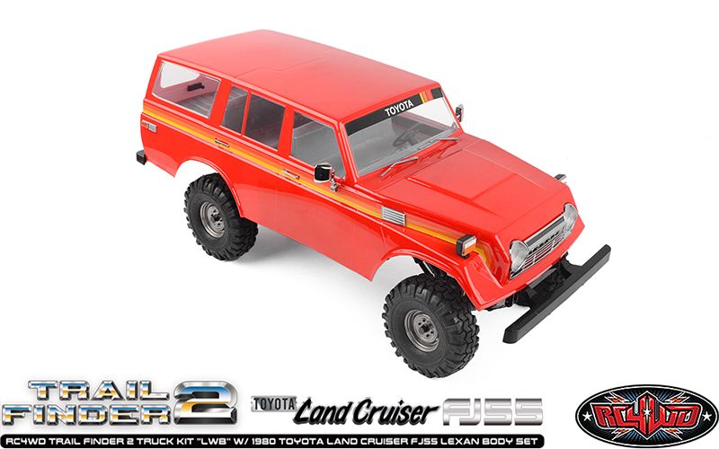 RC4WD Trail Finder 2 Truck Kit "LWB" w/ 1980 Toyota Land Cruiser - Click Image to Close