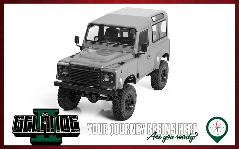 RC4WD Gelande II Kit 2015 Land Rover Defender D90 Hard Body Set