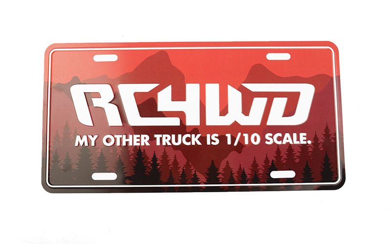 RC4WD "My Other Truck" License Plate - Click Image to Close