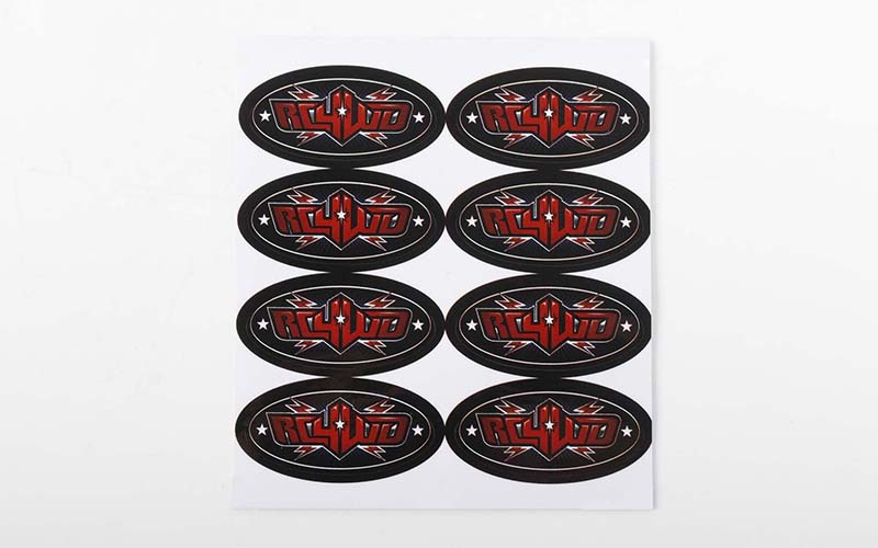 RC4WD Logo Decal Sheets (1'') - Click Image to Close