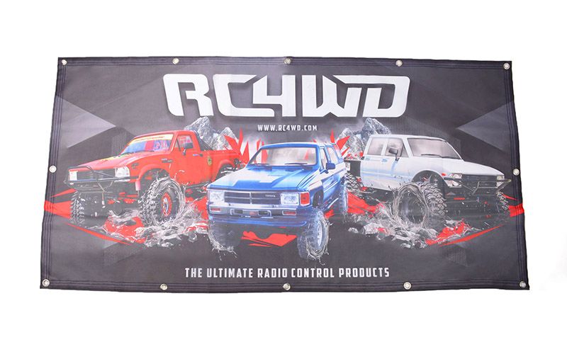 RC4WD 2'x4' Cloth Banner - Click Image to Close