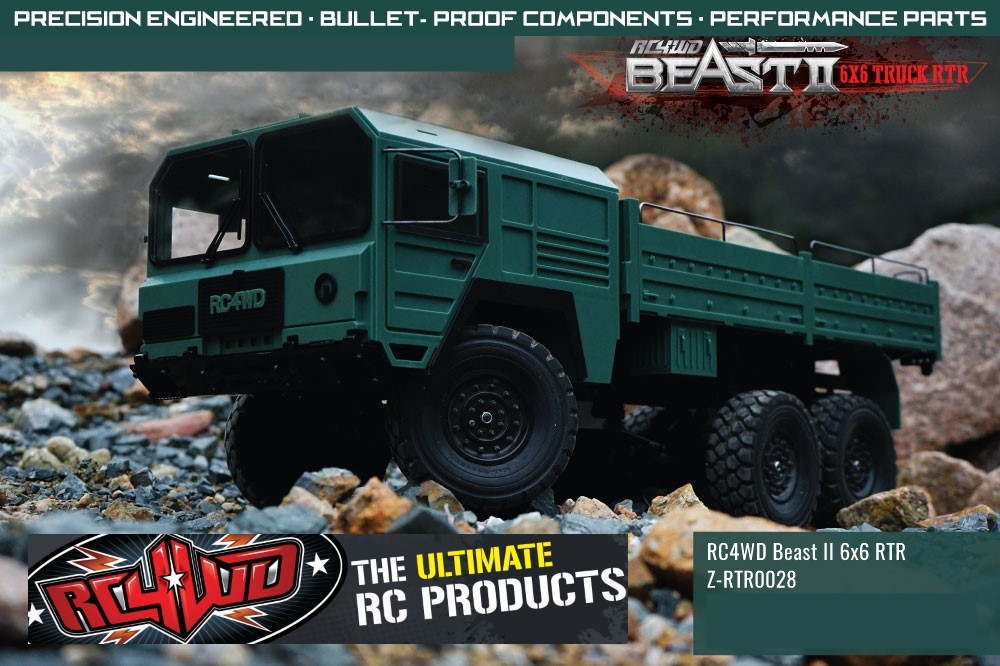 RC4WD Beast II 6x6 Truck RTR