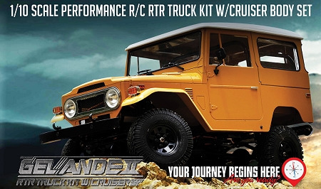 RC4WD Gelande II RTR Truck Kit w/Cruiser Body Set